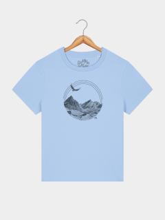 Dámské tričko Majestic Nature · Modré nitro Velikost: XL