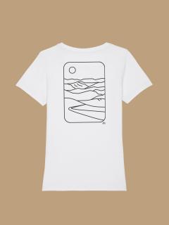 Dámské tričko Nature Lines · Bílá Velikost: XL