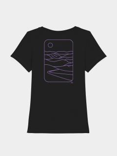 Dámské tričko Nature Lines · Černá Velikost: L