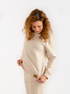 Dámský Basic crew neck · Natural raw Velikost: L