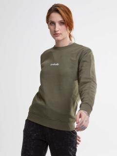 Dámský crew neck Svoboda · Zelená khaki Velikost: L