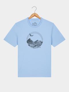 Pánské tričko Majestic Nature · Modré nitro Velikost: XXL