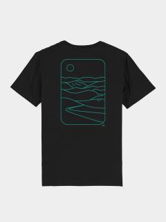 Pánské tričko Nature Lines · Černá Velikost: L