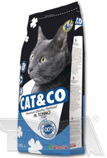 CAT&amp;CO ryba 20kg (premium) (kompletní krmivo vhodné pro kočky od ranného mládí až do dospělosti a stáří)