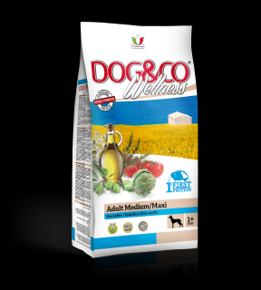 Dog&amp;co wellness adult medium/maxi ryba s rýží 2,5kg (super-premium) (kompletní vyvážené krmivo pro dospělé psy středních a velkých plemen)