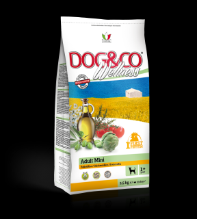 Dog&amp;co Wellness adult medium/maxi šunka s rýží 12kg (super-premium) (kompletní vyvážené krmivo pro dospělé psy středních a velkých plemen)