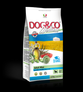Dog&amp;co wellness adult mini ryba s rýží 7kg (super-premium)  (kompletní vyvážené krmivo pro dospělé psy malých plemen)