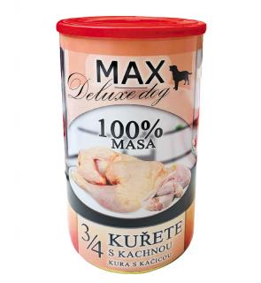 MAX deluxe 3/4 KUŘETE s kachnou 1200g - BALENÍ 8ks