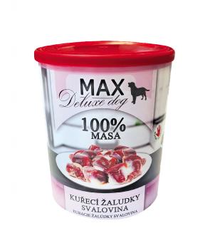 MAX deluxe KUŘECÍ ŽALUDKY 800g - BALENÍ 8ks