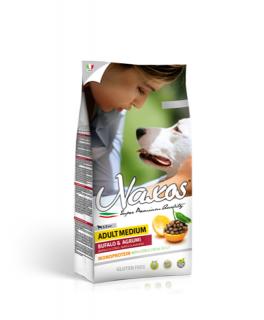 NAXOS ADULT MEDIUM bůvol 3kg (super-premium) (kompletní vyvážené krmivo pro dospělé psy)