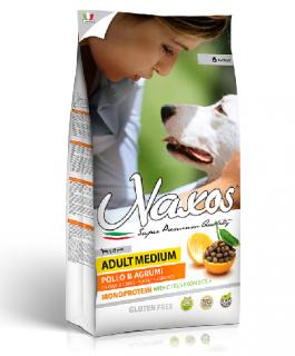 NAXOS ADULT MEDIUM kuřecí 12kg (super-premium) (kompletní vyvážené krmivo pro dospělé psy)