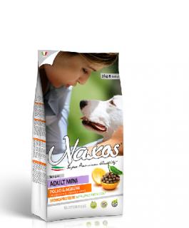 NAXOS ADULT MINI kuřecí 2,5kg (super-premium) (kompletní vyvážené krmivo pro dospělé psy malých plemen)