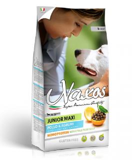 NAXOS JUNIOR MAXI kuřecí 12kg (super-premium) (krmivo pro štěňata velkých plemen)
