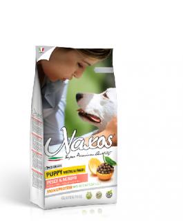NAXOS PUPPY MEDIUM/MAXI rybí 3kg (kompletní vyvážené krmivo pro štěňata velkých a středních plemen)