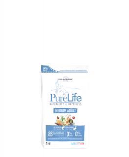 PURE LIFE adult medium 2kg (super-premium) (Kompletní krmivo pro dospělé psy středních plemen)