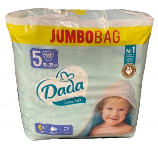 Dada Extra Soft JUMBOBAG Vel. 5 (15-25kg) 68 ks Nové