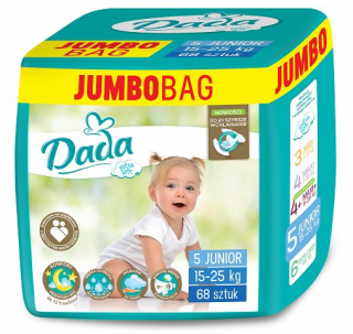 Dada Extra Soft JUMBOBAG Vel. 5 (15-25kg) 68 ks