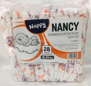 Dětské plenky Nancy 15-25 kg 28 ks
