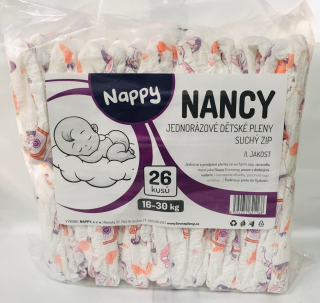 Dětské plenky Nancy 16-30 kg 26 ks