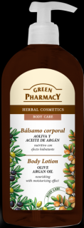 Green Pharmacy Body Care Olive & Argan Oil výživné tělové mléko s hydratačním účinkem 500 ml