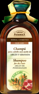 Green Pharmacy Hair Care Argan Oil & Pomegranate šampon pro suché vlasy 350 ml