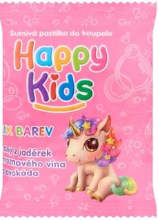 Happy Kids šumivé pastilky do koupele Barva: Růžová