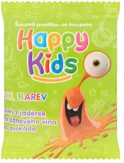 Happy Kids šumivé pastilky do koupele Barva: Zelená