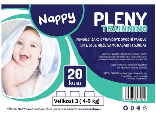NAPPY Training (pants) 4-9 kg 20 ks