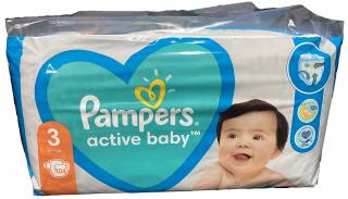 Pampers Pleny Active Baby 3 Midi (6-10 kg) Giant Pack 104 ks