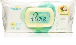 Pampers ubrousky Pure protection Coconut Oil TRIO  42 ks