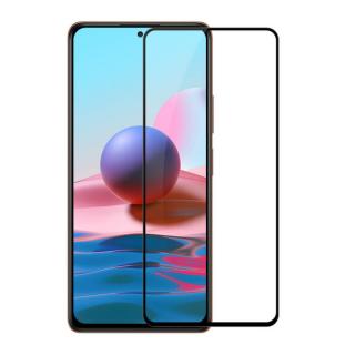 9H / 5D ochranné tvrzené sklo pro Xiaomi RedMi NOTE 10 / NOTE 10S černé 5900495879677