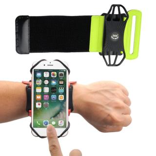 Armband univerzální pouzdro na běhání zápěstí / paže pro telefony do 6  - zelené