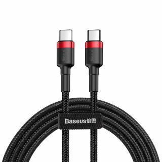 Baseus Cafule kabel USB-C PD / USB-C PD 2.0 / 1m / 3A / 60W red/black CATKLF-G91