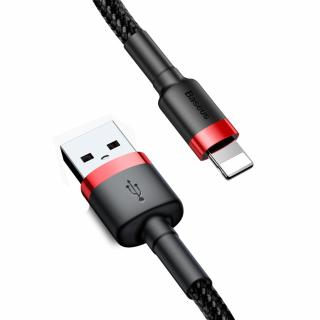 Baseus Cafule USB kabel - iPhone lightning QC 3,0 / 3m / 2A black-red CALKLF-R91