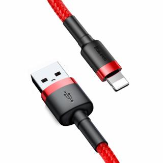 Baseus Cafule USB kabel - iPhone lightning QC 3,0 / 3m / 2A red CALKLF-R09