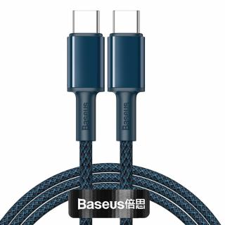 Baseus CATGD-03 kabel USB-C PD / USB-C PD / QC / 1m / 5A / 100W / modrý