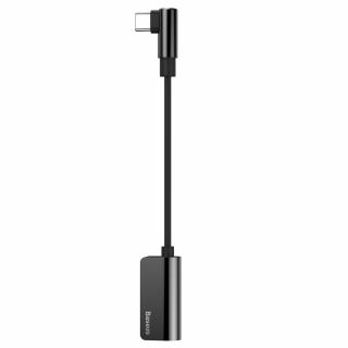 Baseus CATL45-01 adaptér pro USB-C / 3,5mm jack / USB-C černý