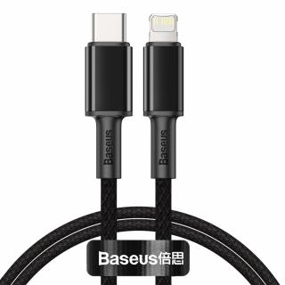 Baseus CATLGD-A01 kabel USB-C PD / Apple Lightning 20W / 2m / černý