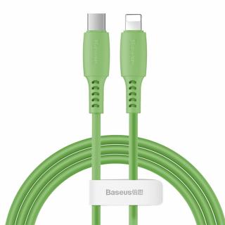 Baseus Colorful kabel USB-C PD / Apple Lightning 1,2m / 18W zelený CATLDC-06