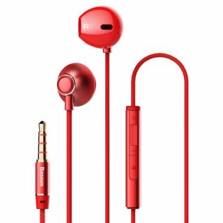 Baseus Encok H06 headset sluchátka červené NGH06-09