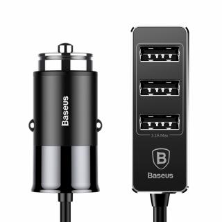 Baseus Enjoy Together nabíječka do auta 4 x USB (5,5A) CCTON-01 černá