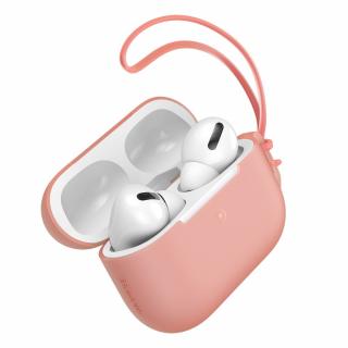 Baseus Lets GO silikonové pouzdro pro Apple AirPods PRO růžové WIAPPOD-D07