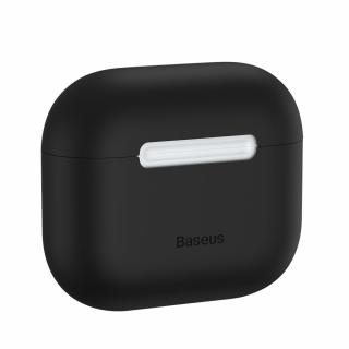 Baseus Super Thin silikonové pouzdro pro Apple AirPods 3 black / černé
