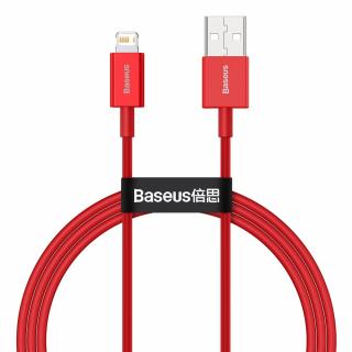 Baseus Superior CALYS-A09 USB kabel - iPhone Lightning / 1m / 2,4A červený