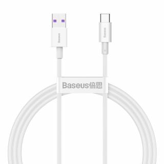 Baseus Superior CATYS-A02 USB kabel - USB-C / 2m / 6A / 66W bílý