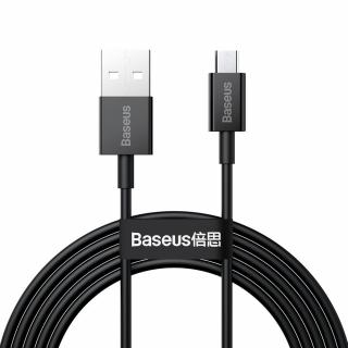 Baseus Superior USB kabel - Micro USB / 2m / 2A černý CAMYS-A01