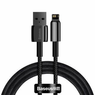 Baseus Tungsten USB kabel - iPhone Lightning / 1m / 2,4A black CALWJ-01