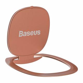 Baseus Ultrathin iRing 3v1 držák na prst / opěrka telefonu / protikus k držáku - červený