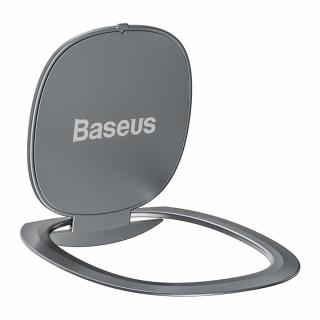 Baseus Ultrathin iRing 3v1 držák na prst / opěrka telefonu / protikus k držáku - stříbrný