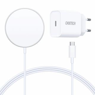 Choetech T517-F bezdrátová nabíječka 15W + 20W PD síťová nabíječka (kompatibilita MagSafe)